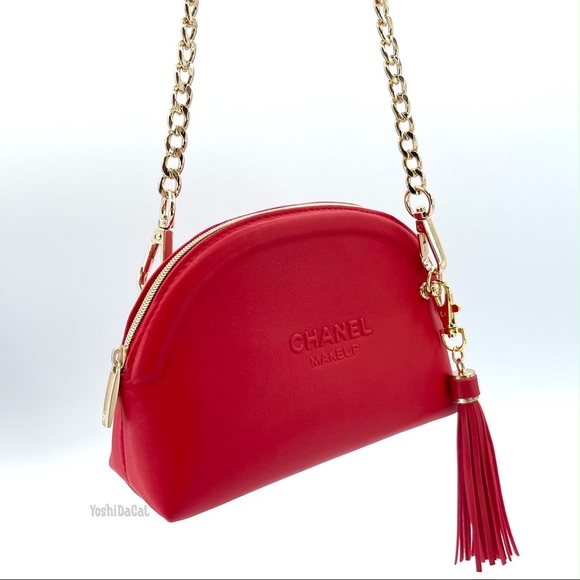 Chanel Beauty Crossbody Cosmetic Bag Pouch - Picture 5 of 8